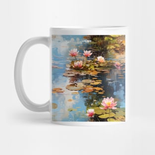 Monet Style Water Lilies 2 Mug